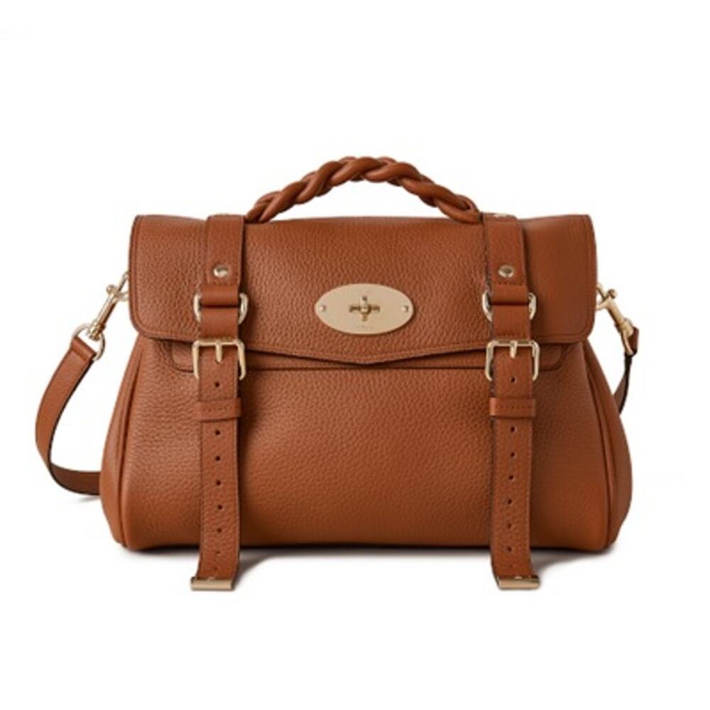 Mulberry Alexa Heavy Grain Chestnut - Incl. Fabrinique Purse Pillow Insert